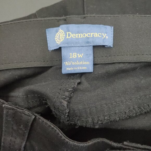 Democracy Ab Solution Patriot Straight Black Plus Size 18W - Picture 6 of 6